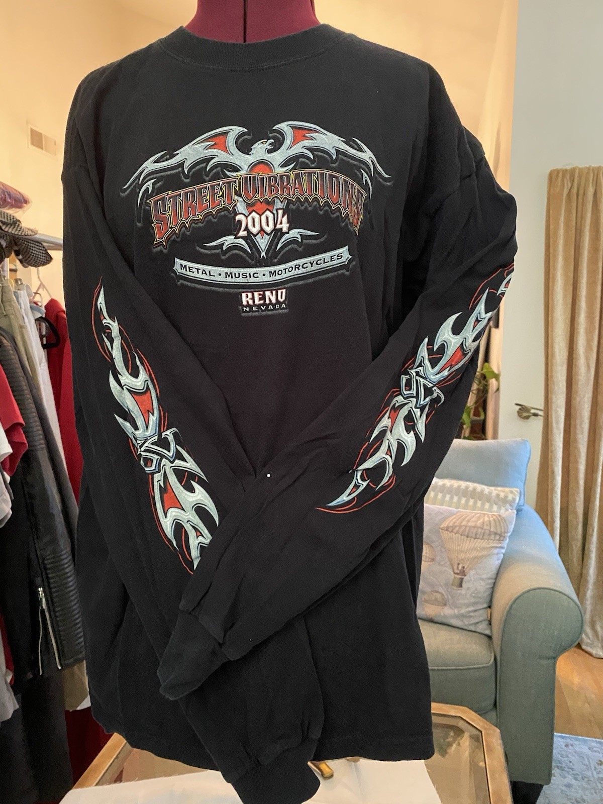 Street Vibrations Motorcycle Women’s Tshirt