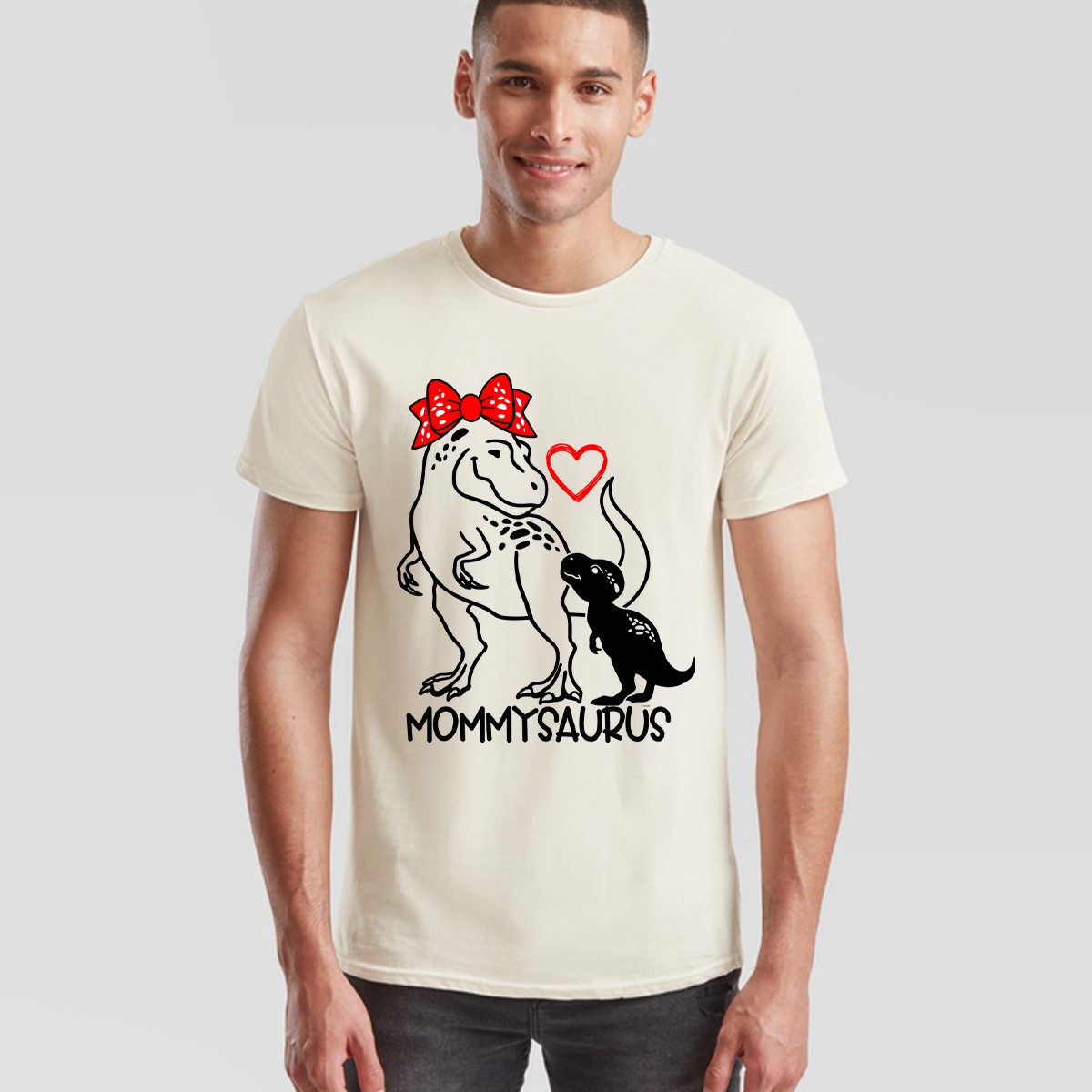 Mummysaurus Funny Mothers Day Mummy Unisex Cotton Tshirt Tee Gift