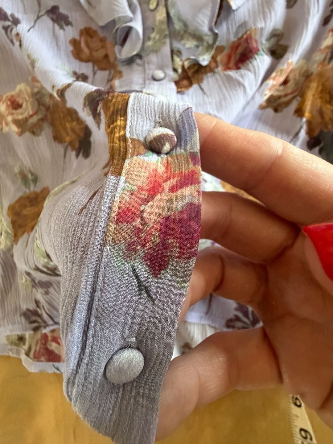PAIGE Arianne Floral Print 100% Silk Ruffle Blouse