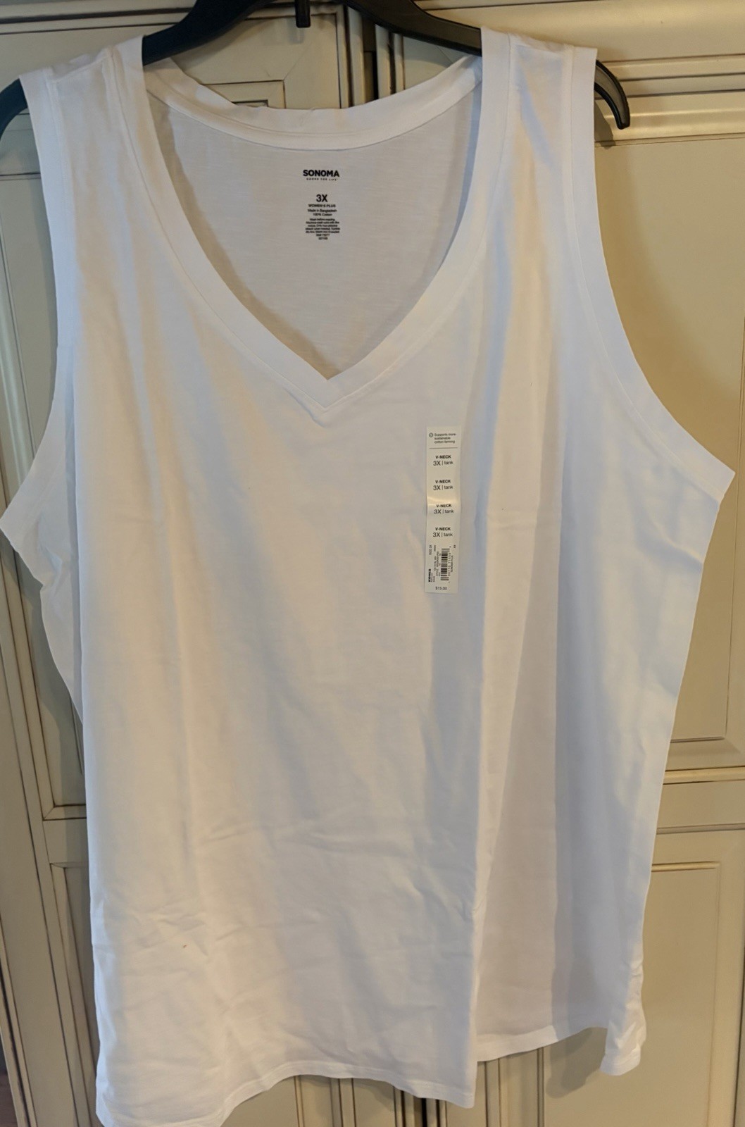 2 Sonoma Woman’s Sleeveless Tops 3X NEW