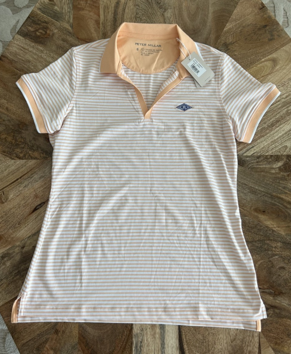 WOMEN’S NWT PETER MILLAR GOLF POLO / SMALL
