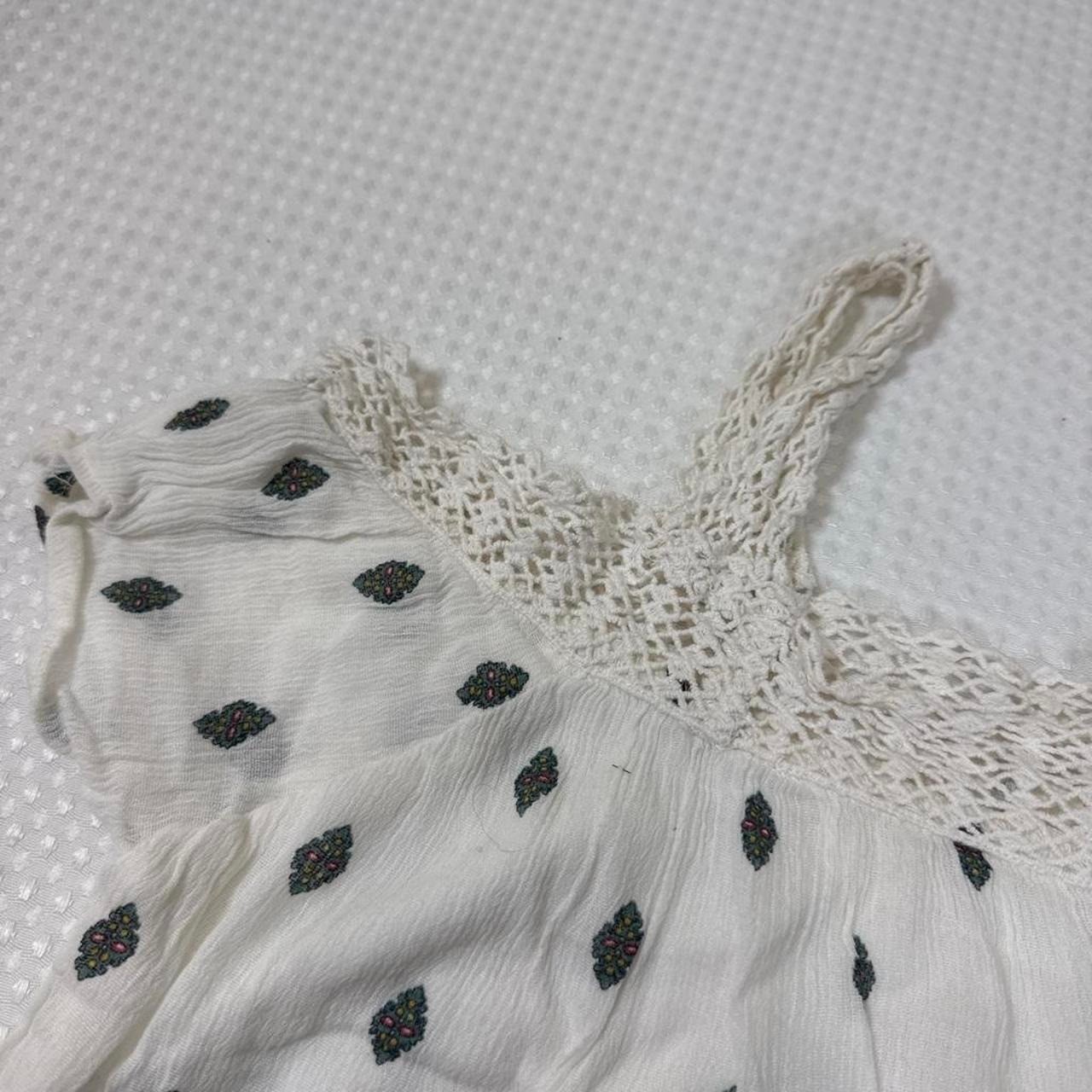 O’Neill Crinkle Gauze Cold-Shoulder White blouse