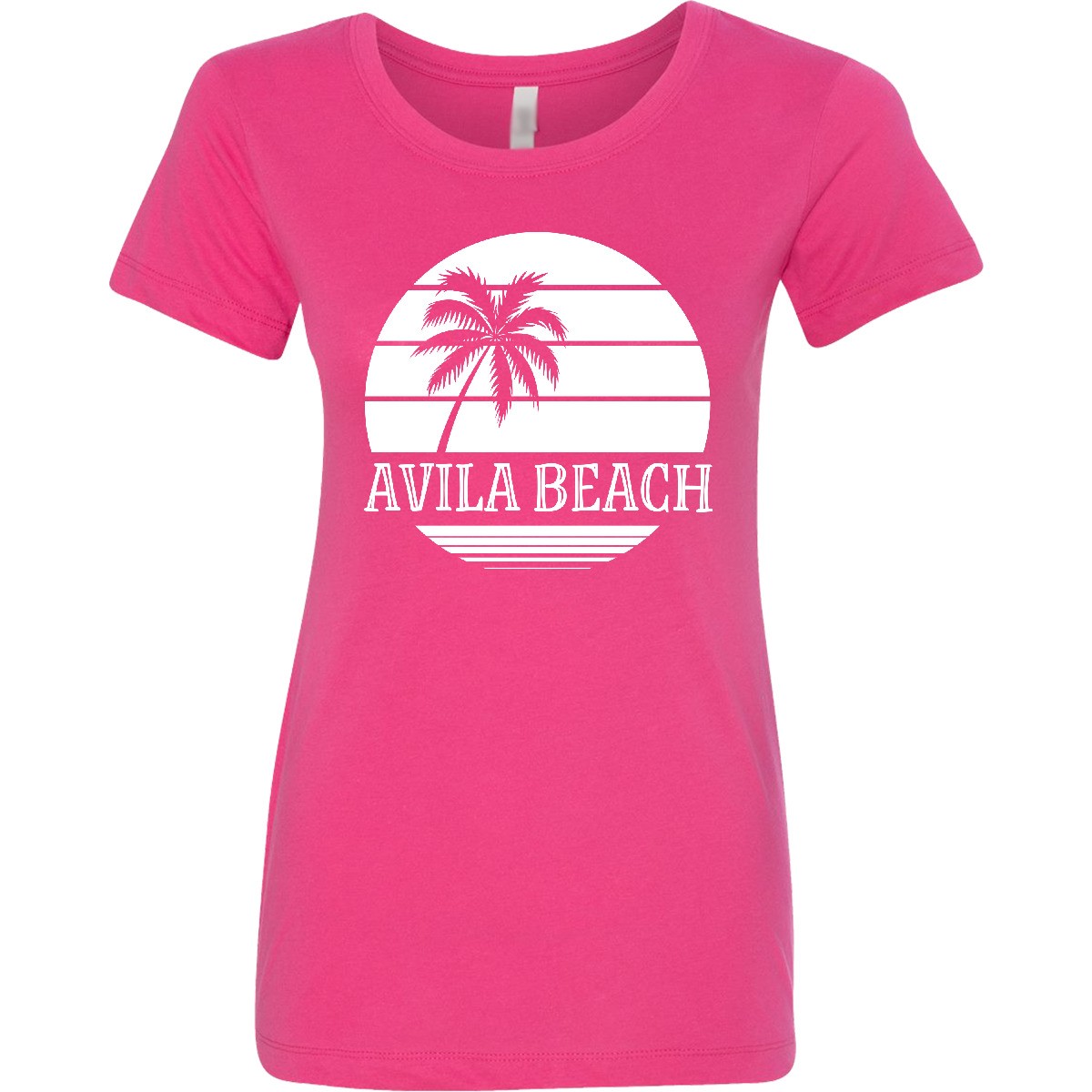 Inktastic Avila Beach California Women’s T-Shirt Ca Surfing Goer Vintage 1980s