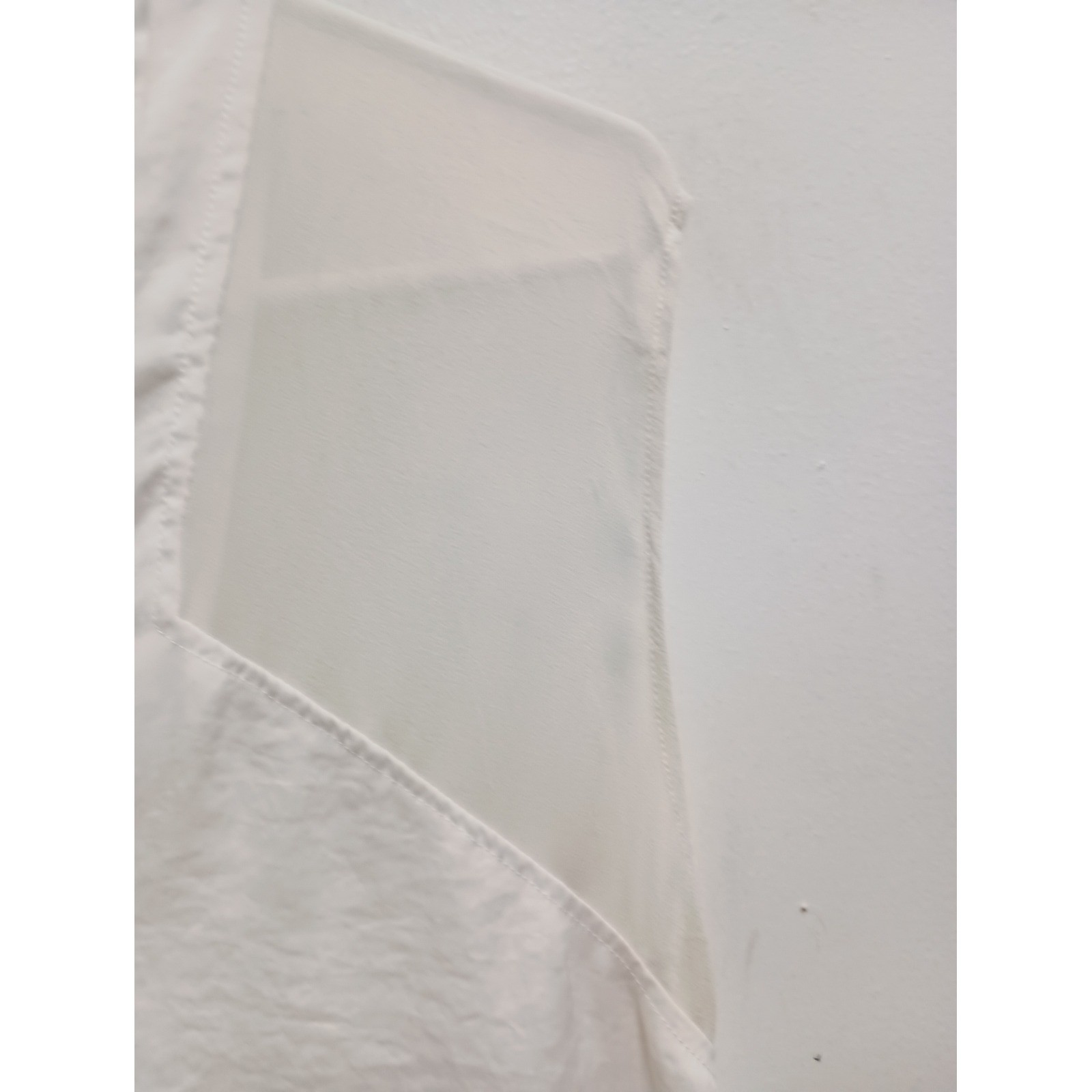 Laila & Savannah Silk Sleeveless Top Womens Small White Cream Sheer BOHO