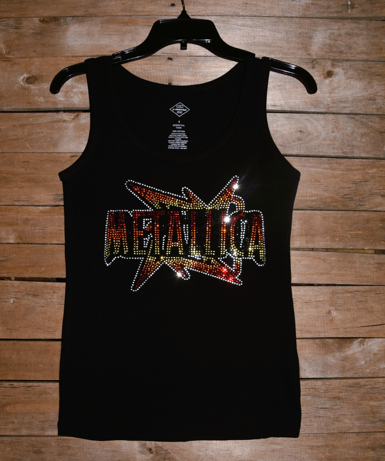 Metallica rhinestone bling shirt or tank XS S M L XL XXL 1X 2X 3X 4X 5X