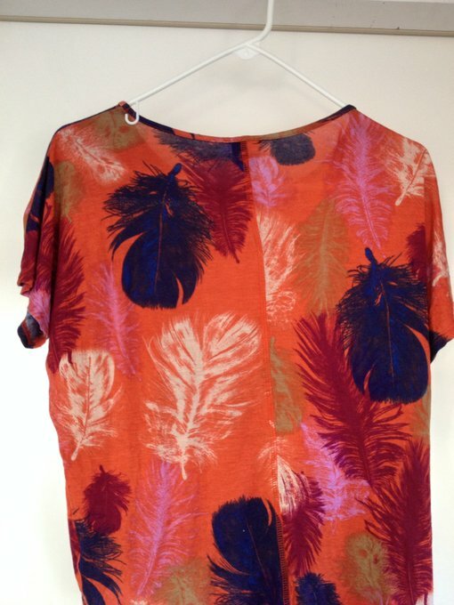H.I.P. Happening in the Present Women’s Orange Black Tank Top Medium Sz M