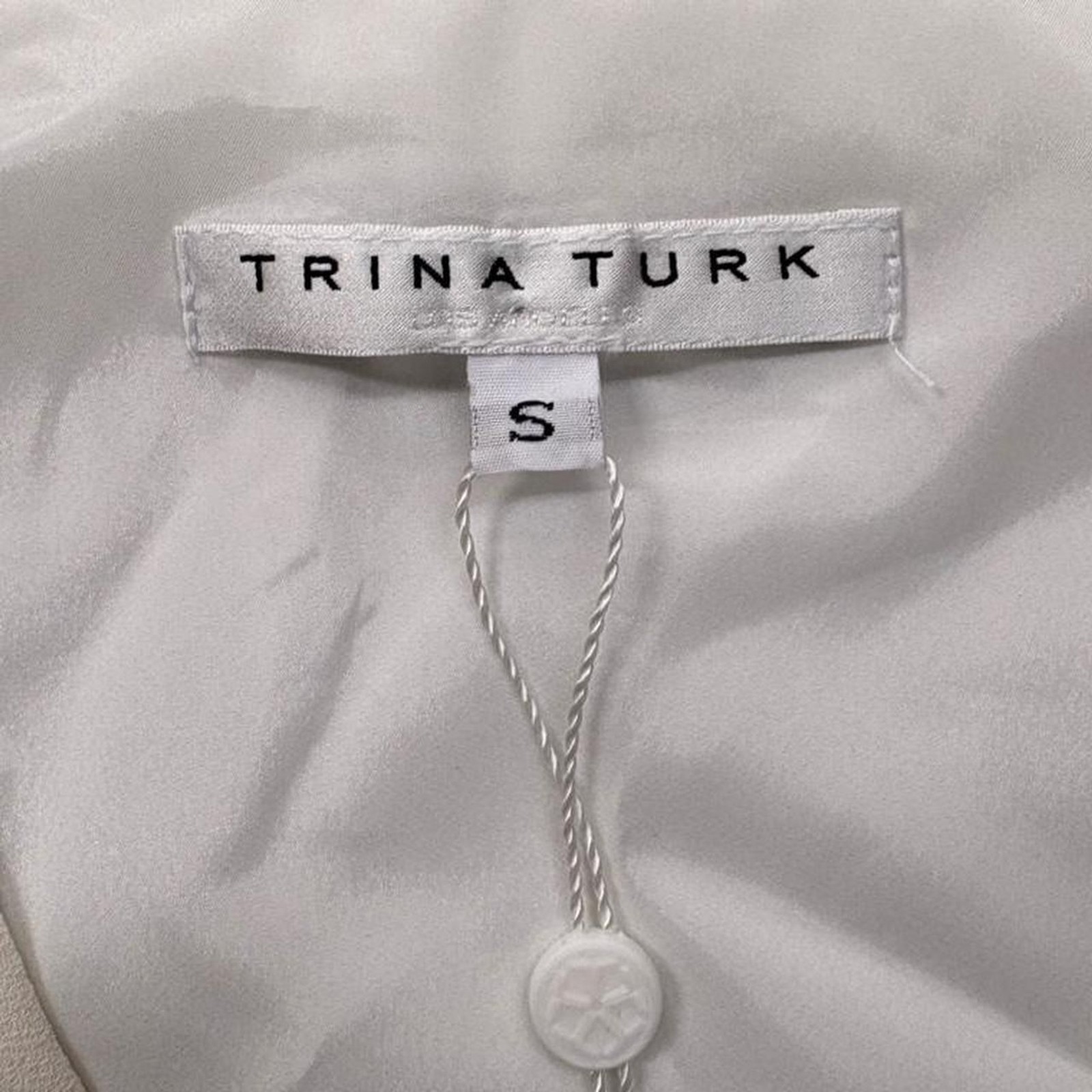 Trina-turk Women’s Cream and White Blouse