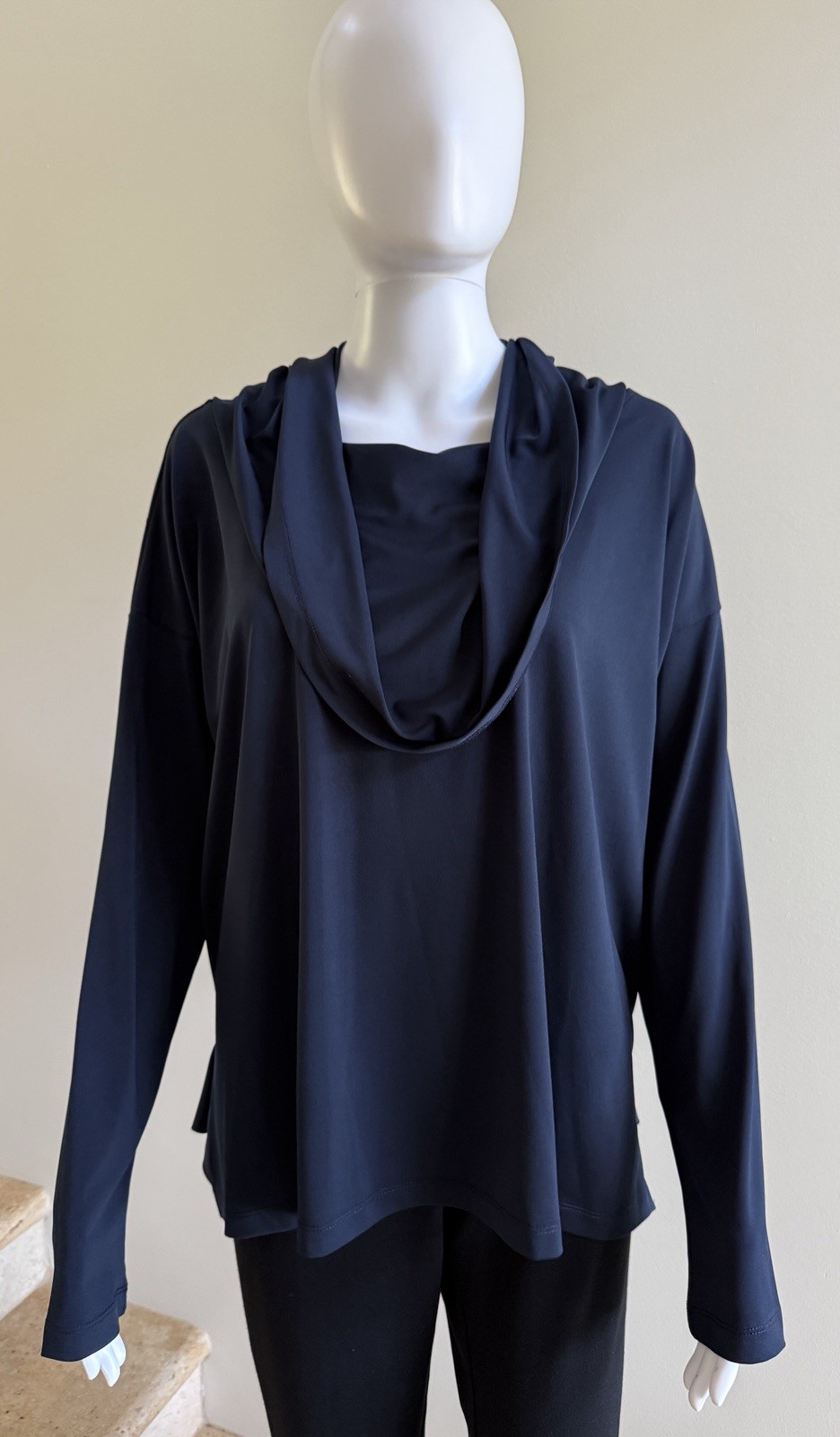 NWOT PLANET By Lauren G Long Sleeve Cowl Neck Top Shirt, One Size Fits All