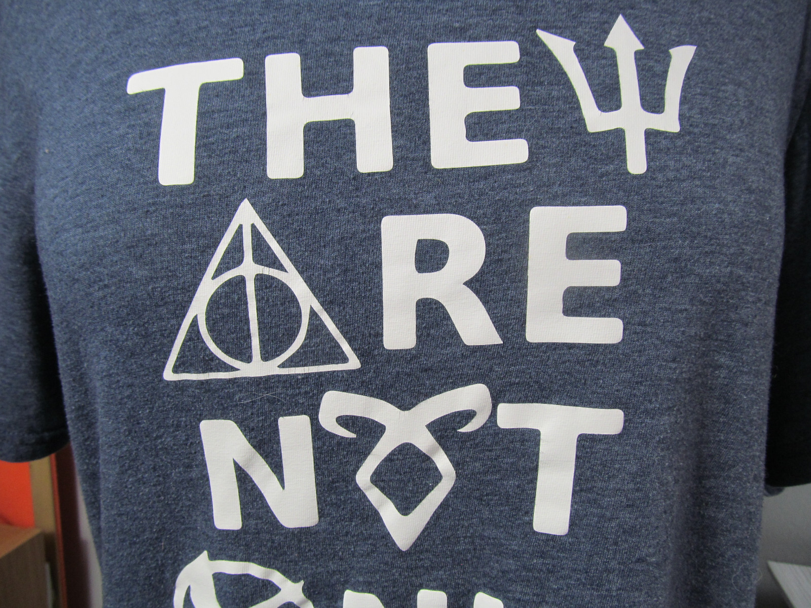 District Very Important Tee They Are Not Only Books Classic YA Graphic Large C