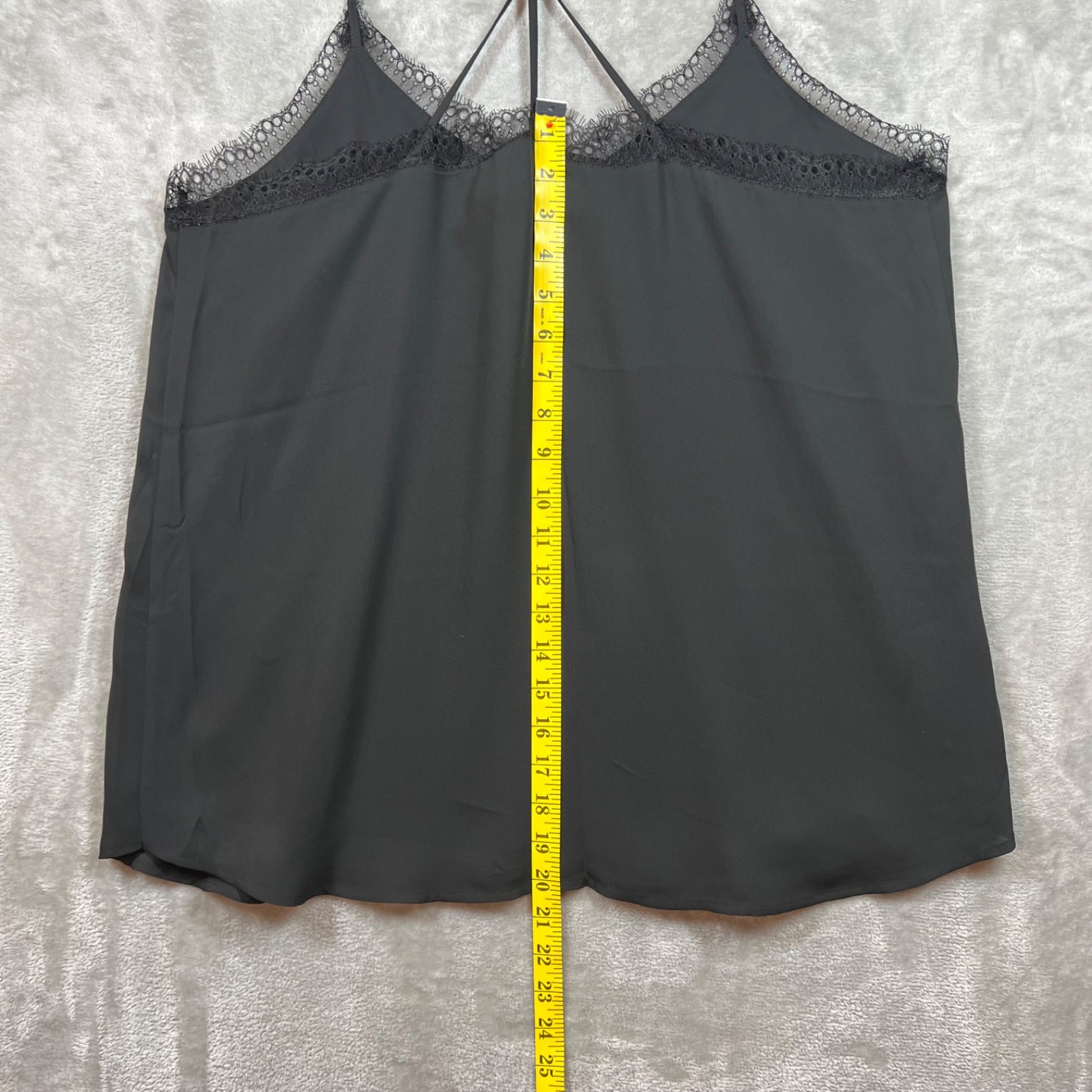 NEW Loft Camisole Women’s L Black Lace Trim V-Neck Party Holiday Business