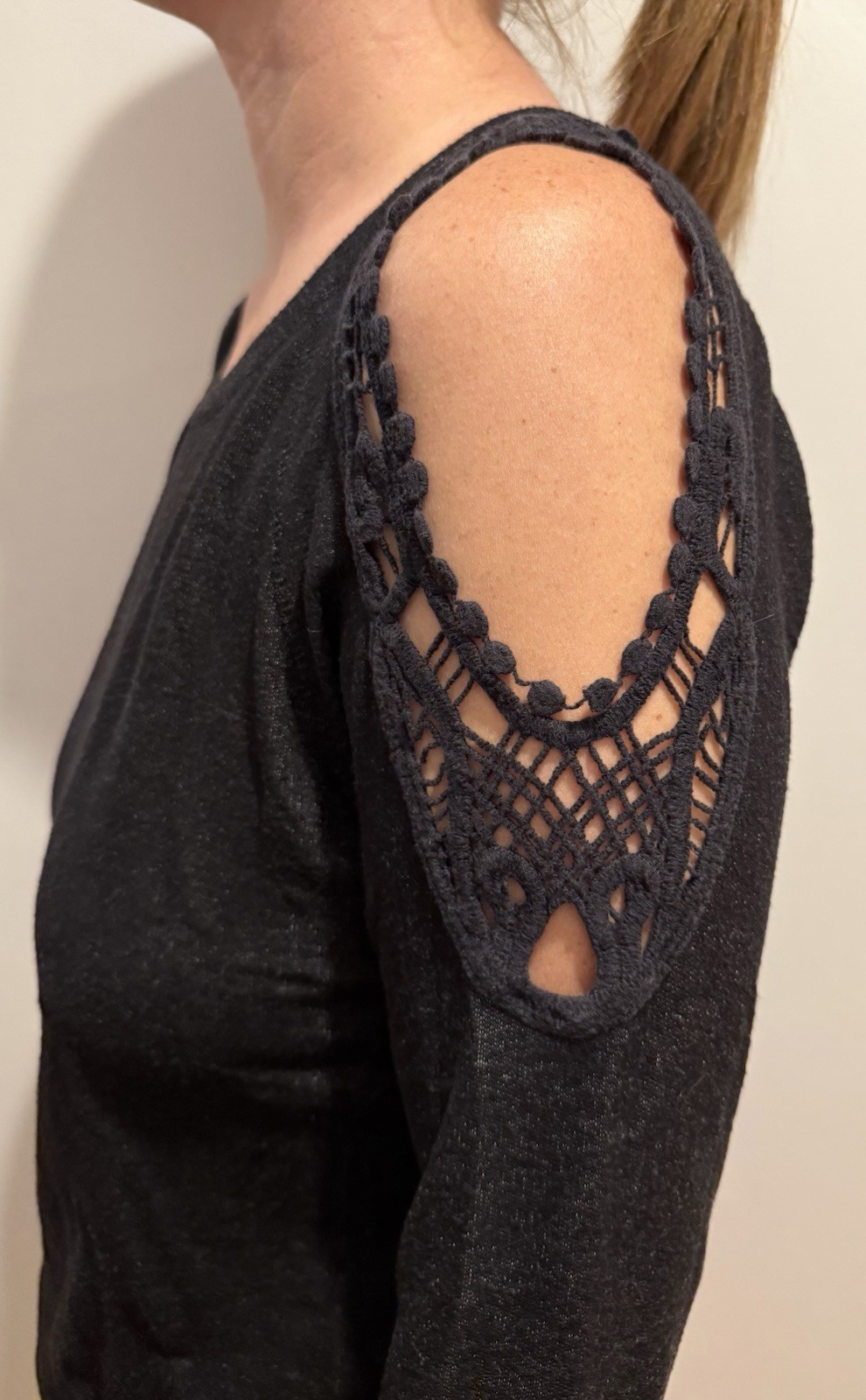 Bobeau Women’s Charcoal Top, Size M