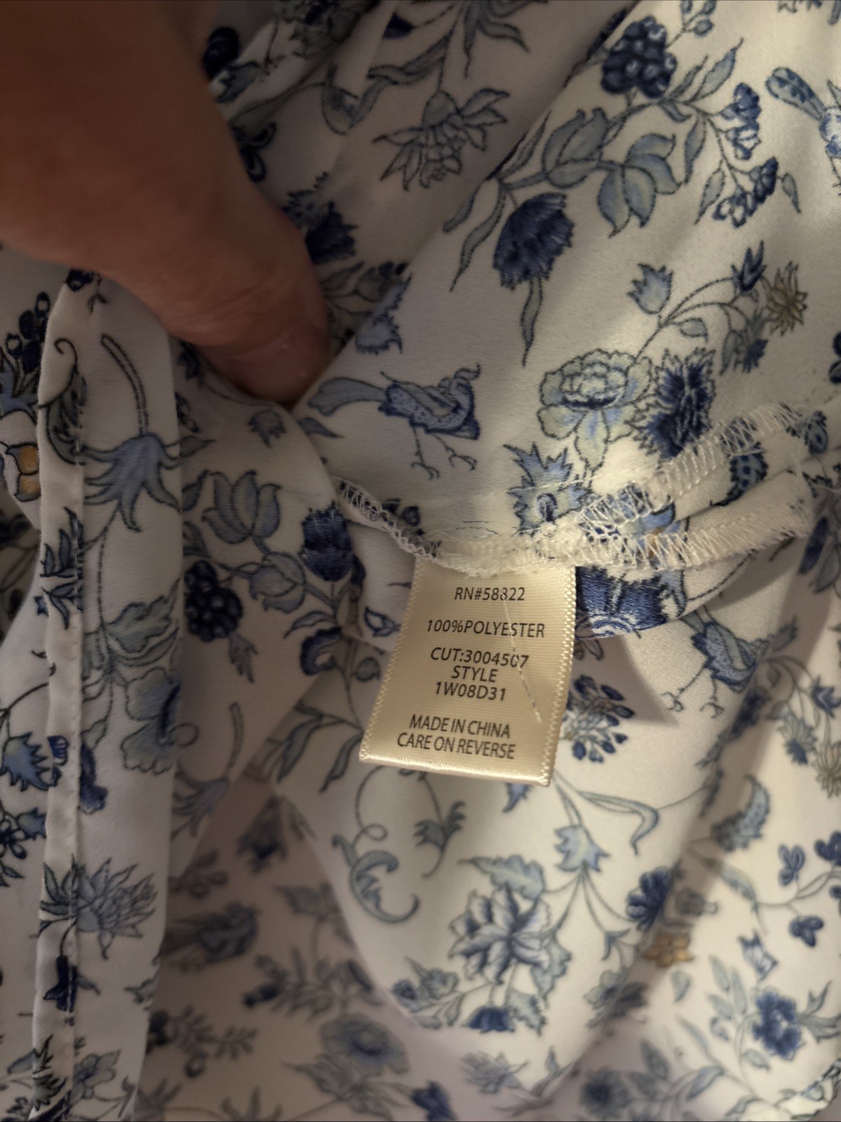 Max Studio Sheer Blouse Size 1X 3/4 Sleeve Item #1257