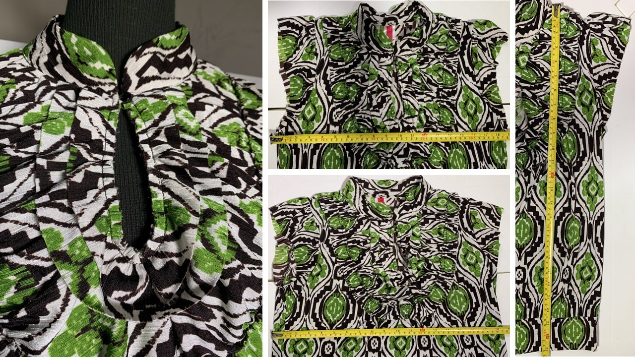Heart Soul Extra Large XL Buttoned Key Hole Stretch Top Blouse