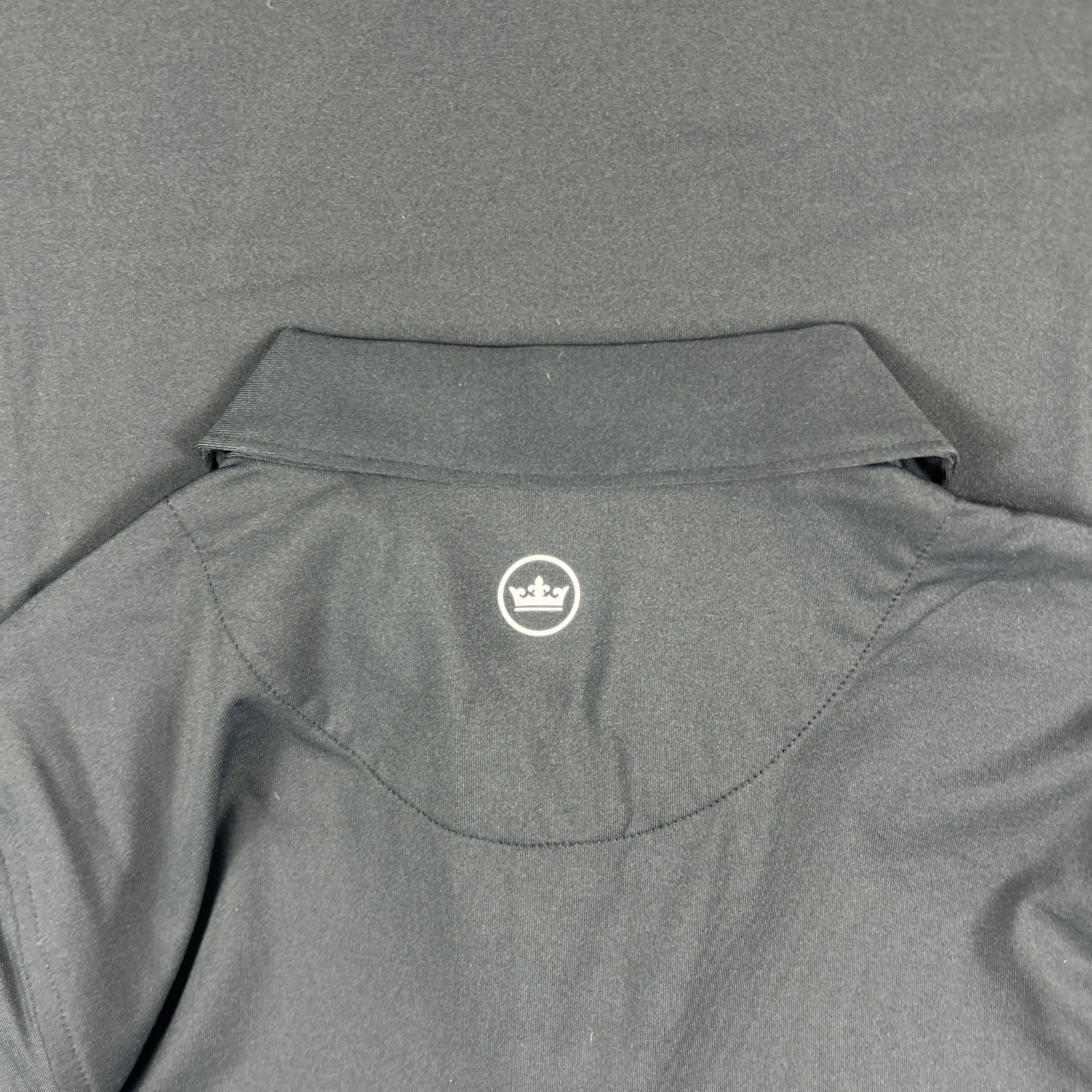 Peter Millar Womens Golf Shirt Polo Small Black Polyester Spandex NWT MSRP $95