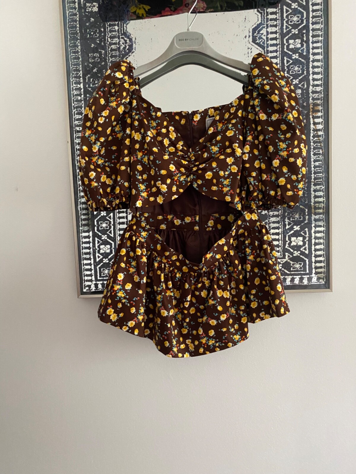 New Women’s Autumn Adeigbo Bridgette Gorgeous Floral Print Blouse 2,8
