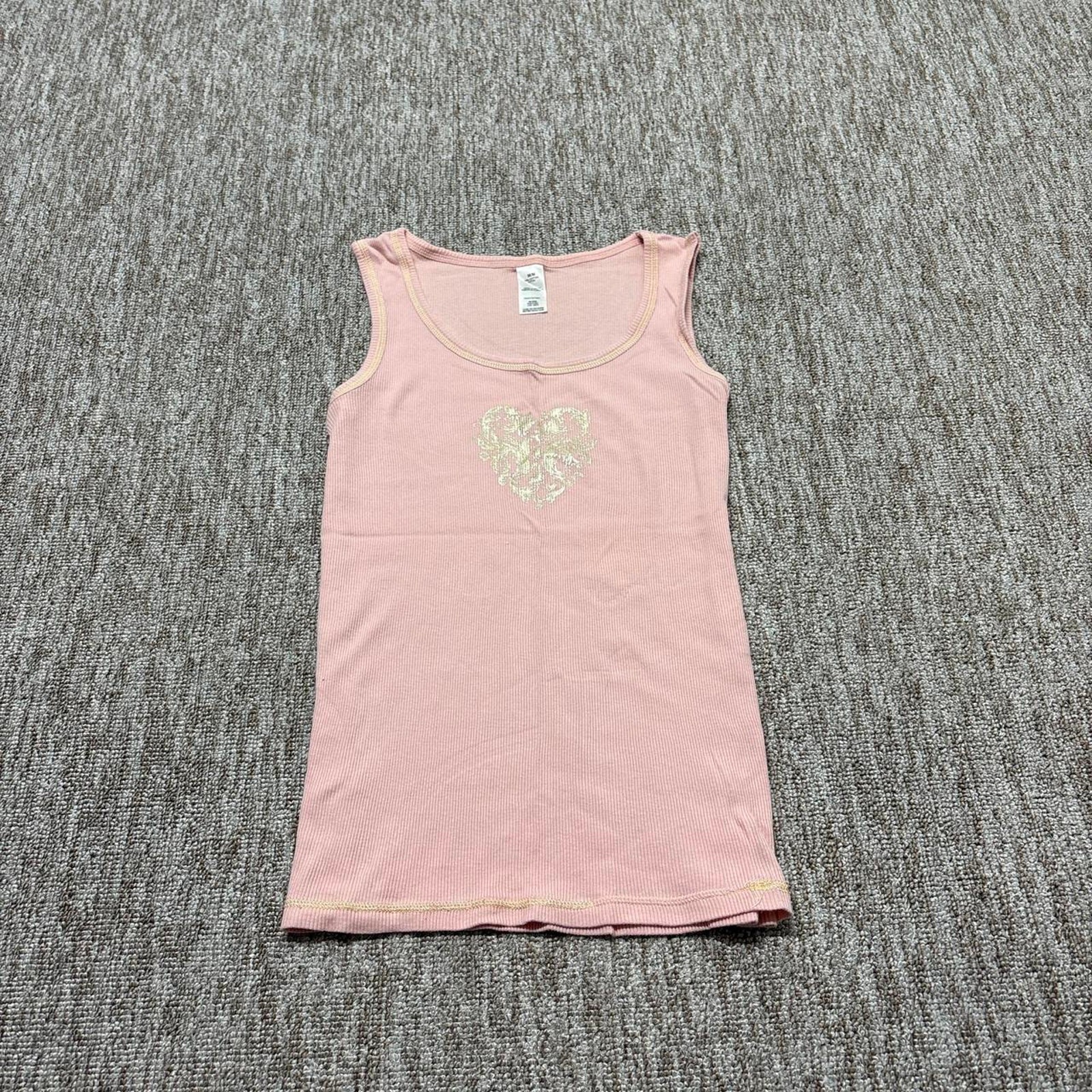 Affliction ed hardy style extra slim fit grunge pink racerback tank top sz m