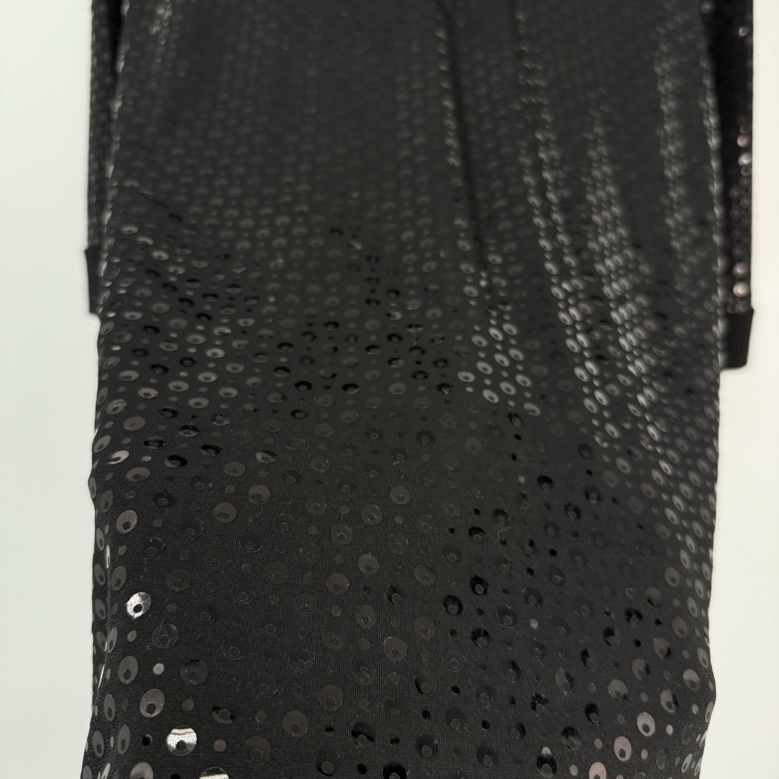 Clara Sun Woo Tunic Small Black Shiny Circles 3/4 Flare Sleeve Arsty Party