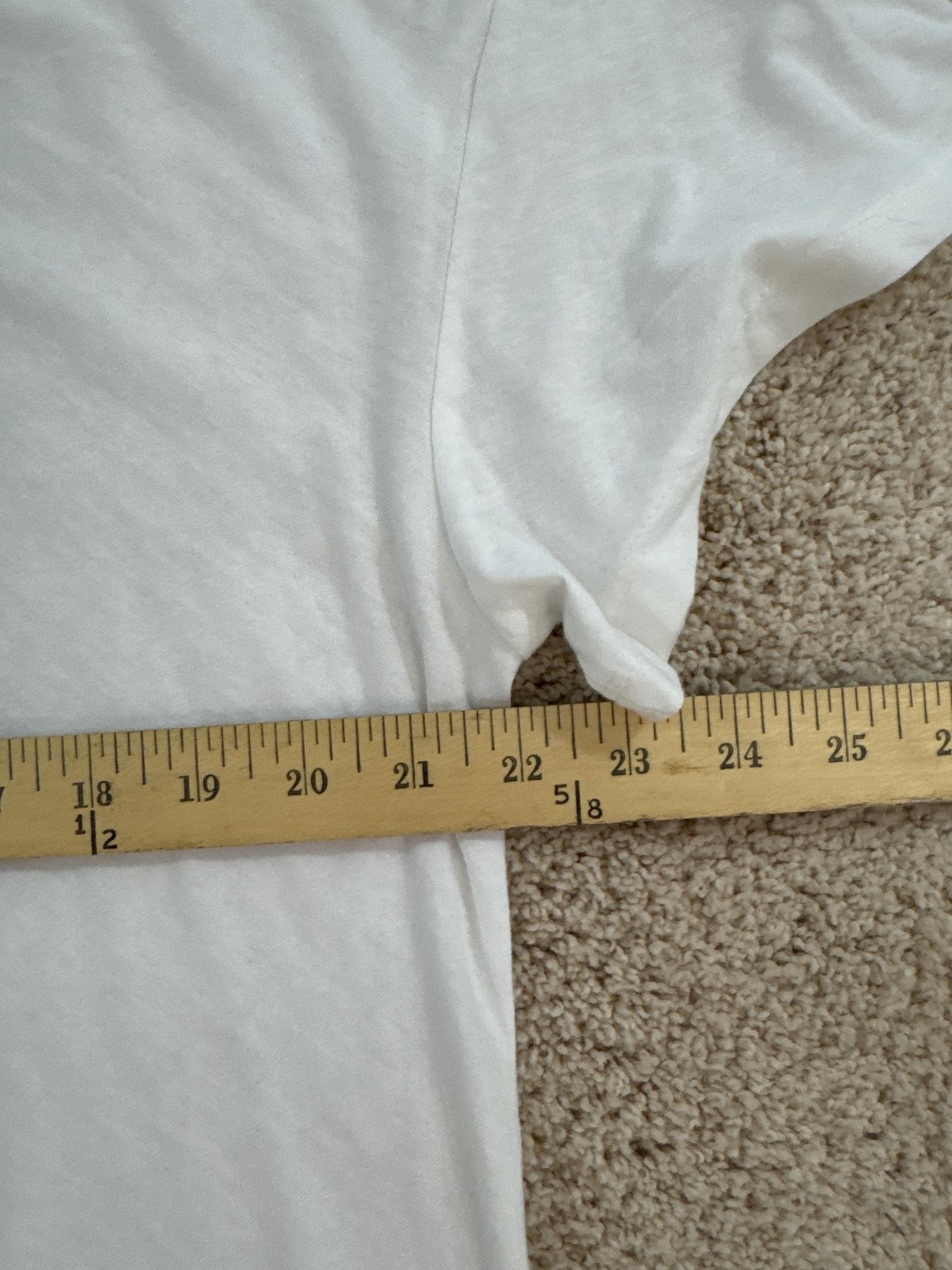 State Of Mine Shirt Womens Sz L White California Graphic V Neck Tee Casual Sheer