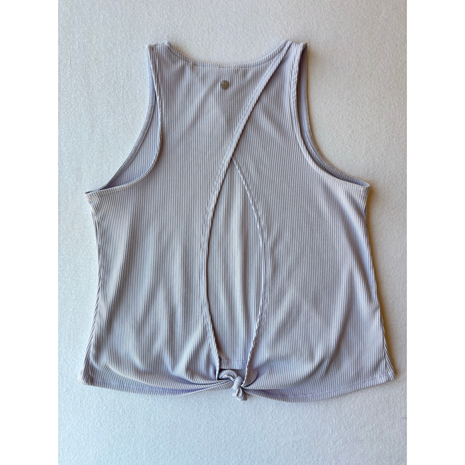 Yogalicious Racerback Tanktop Women’s Size Small Lavender Ribbed Athleisure