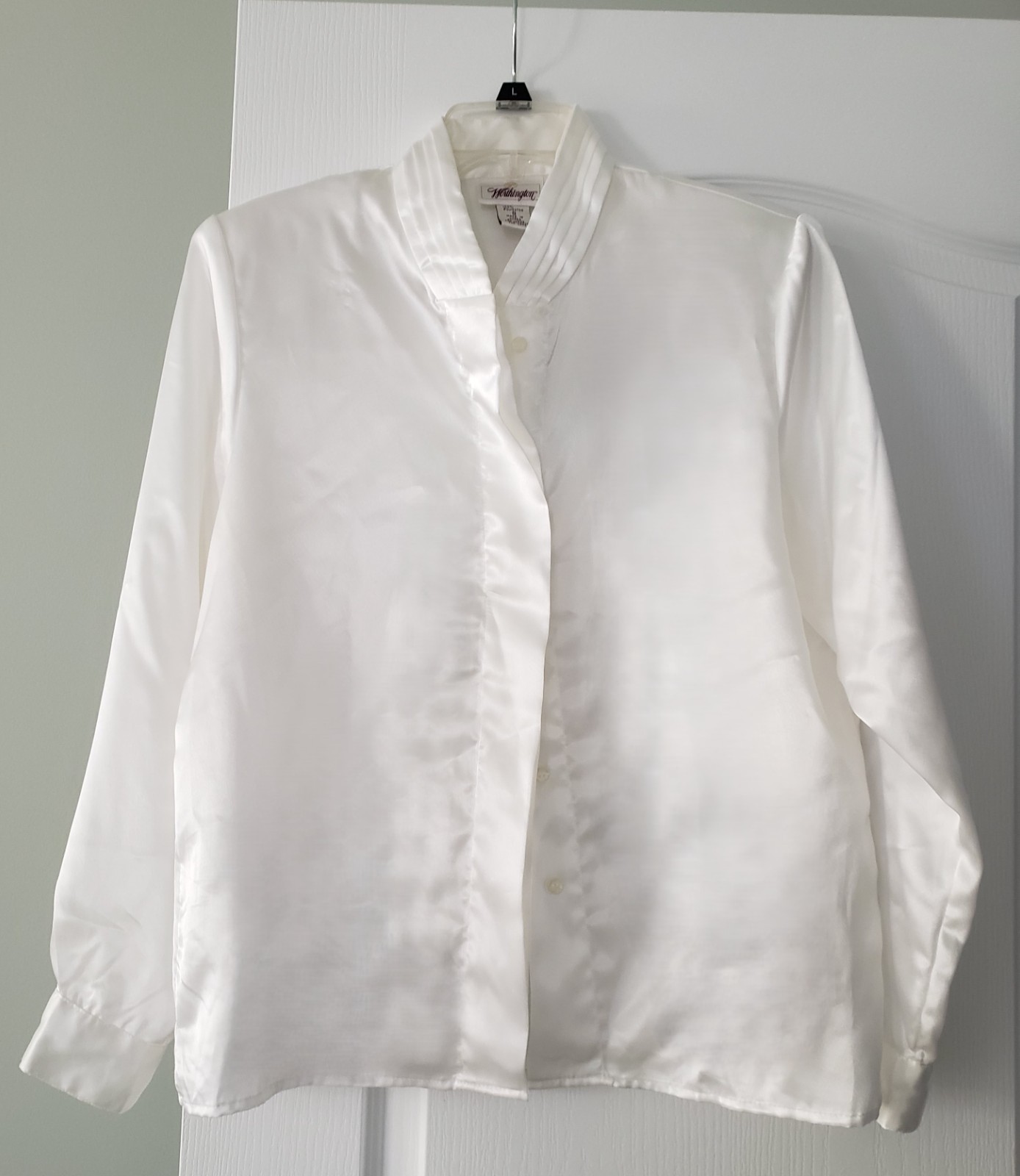 Worthington Silk Polyester Blouse White Size 8