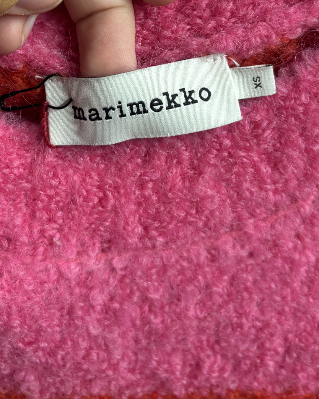 Marimekko Oversized Red and Pink Top