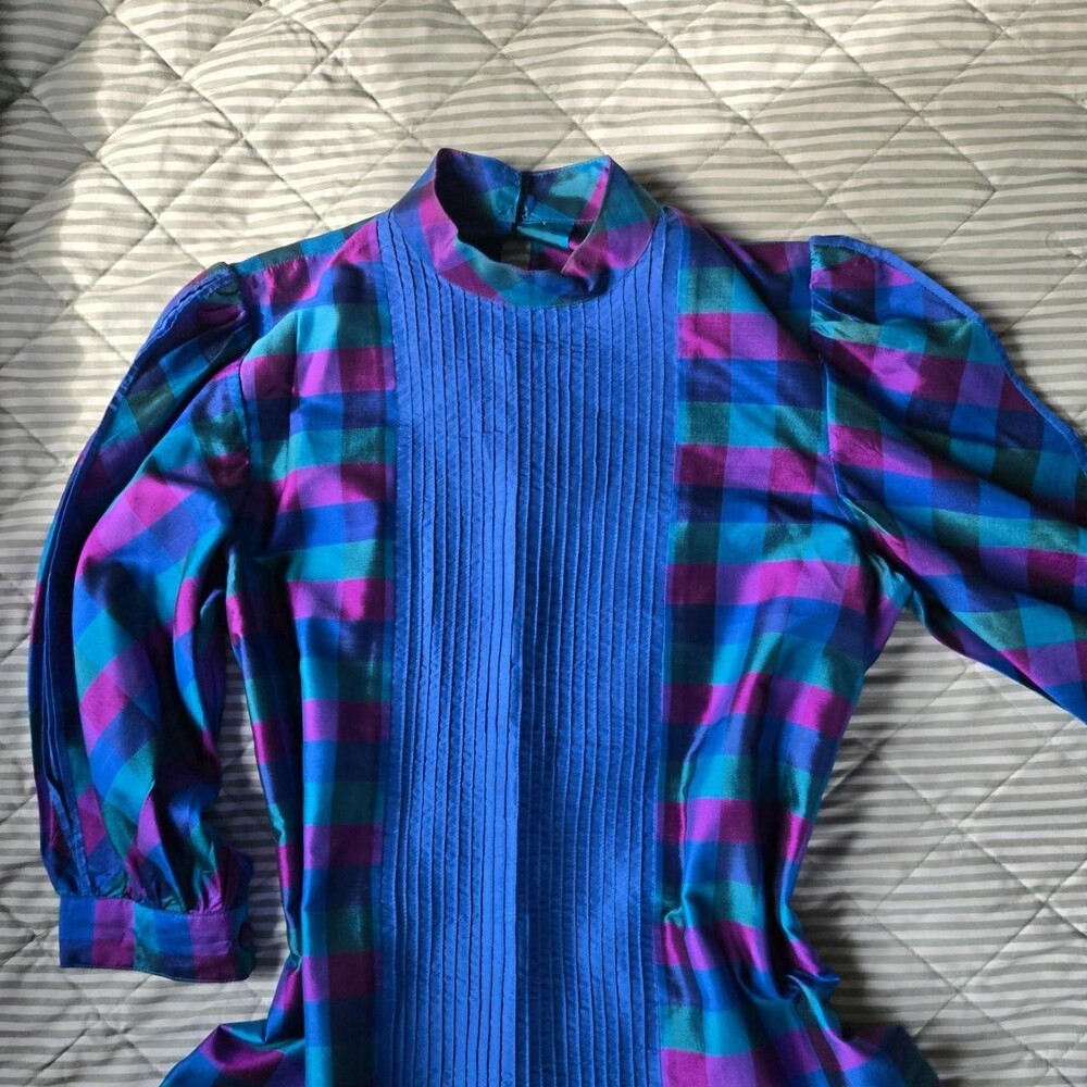 Women’s Purple and Blue Blouse