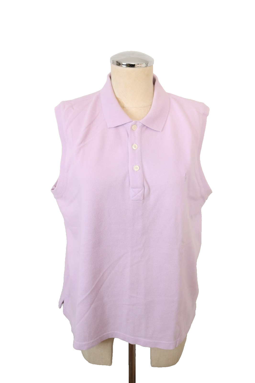 Ralph Lauren Sports XL Light Purple Tank Classic Fit Sleeveless Polo Cotton (46)