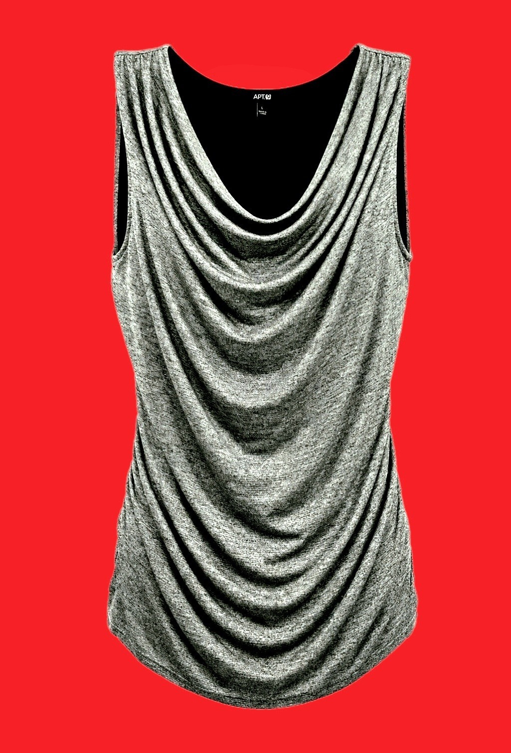 Apt. 9 Women’s Silky Ruched-Side Top-Sz. LG-EUC