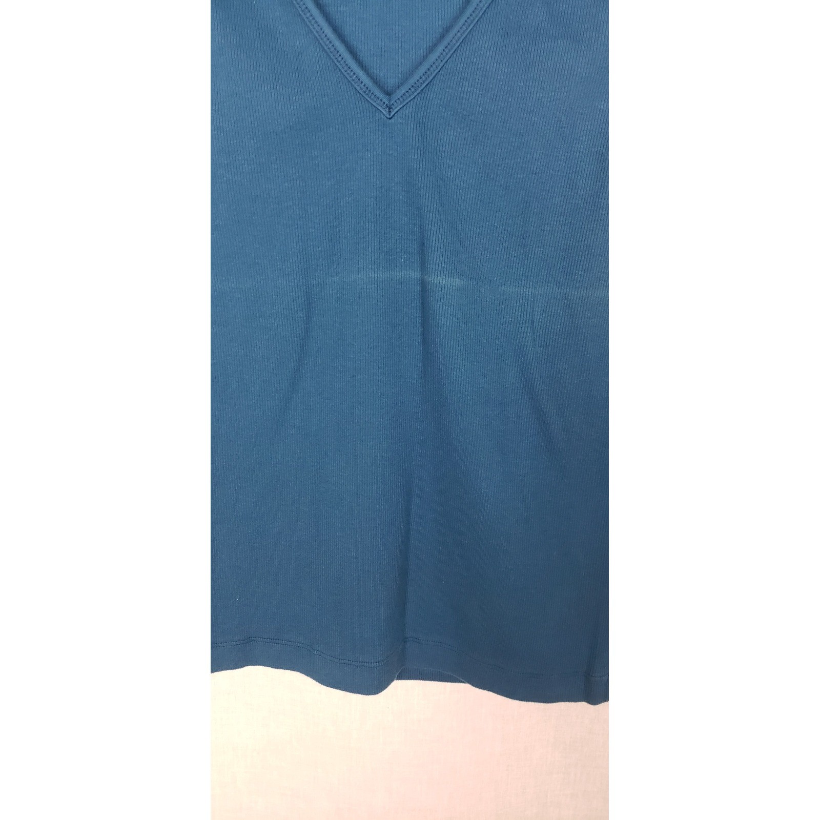 Hard Tail Forever V-Neck Ribbed Tank Top Bundle of 3 Blue Yellow L Casual Summer