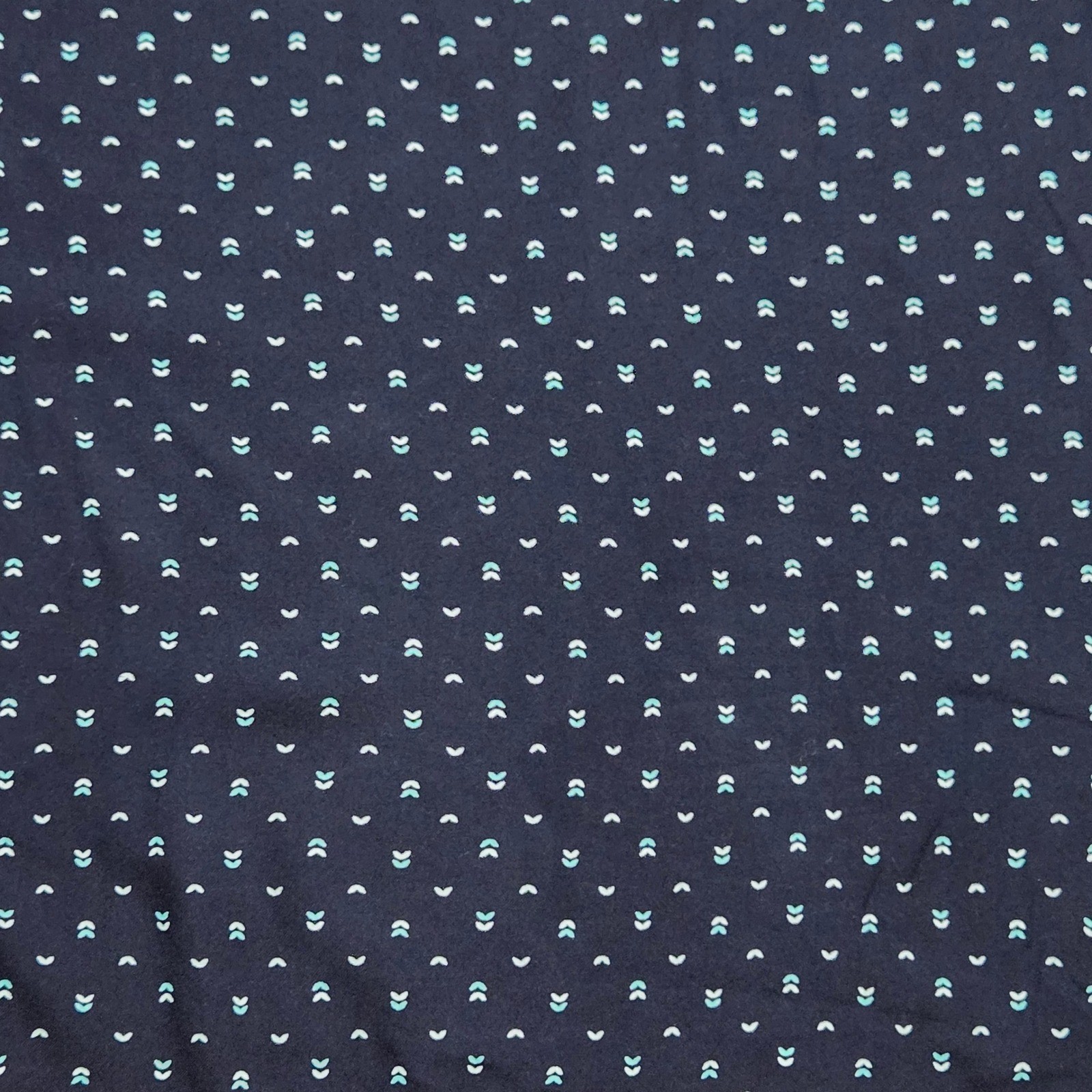 Simply Styled by Sears Navy Blue Geometric Print Scoop Neck Tank Top M