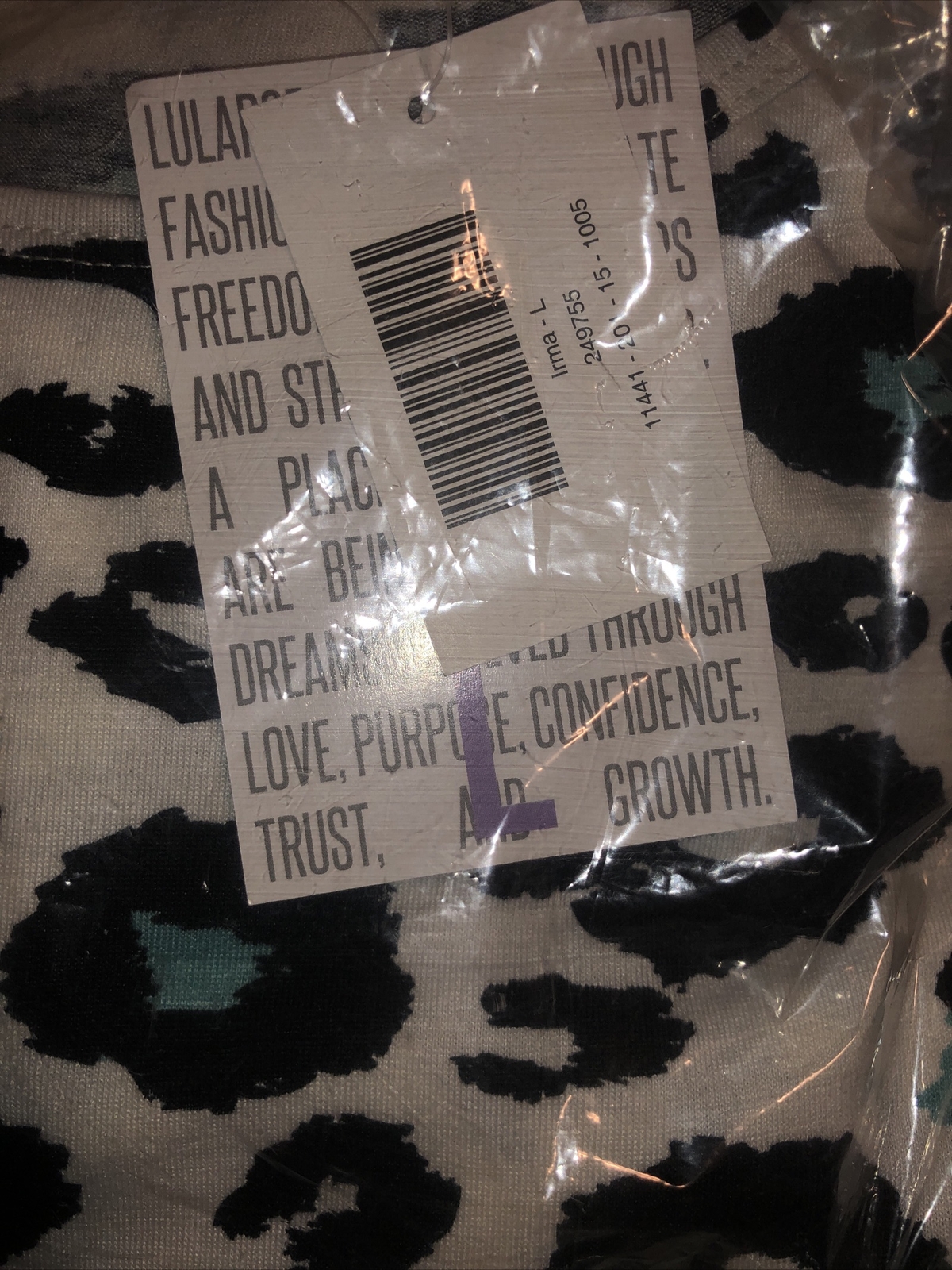 Lularoe Irma Tunic Animal Print Shirt 16/18 Cheetah White/Blue Unicorn Large 🦄