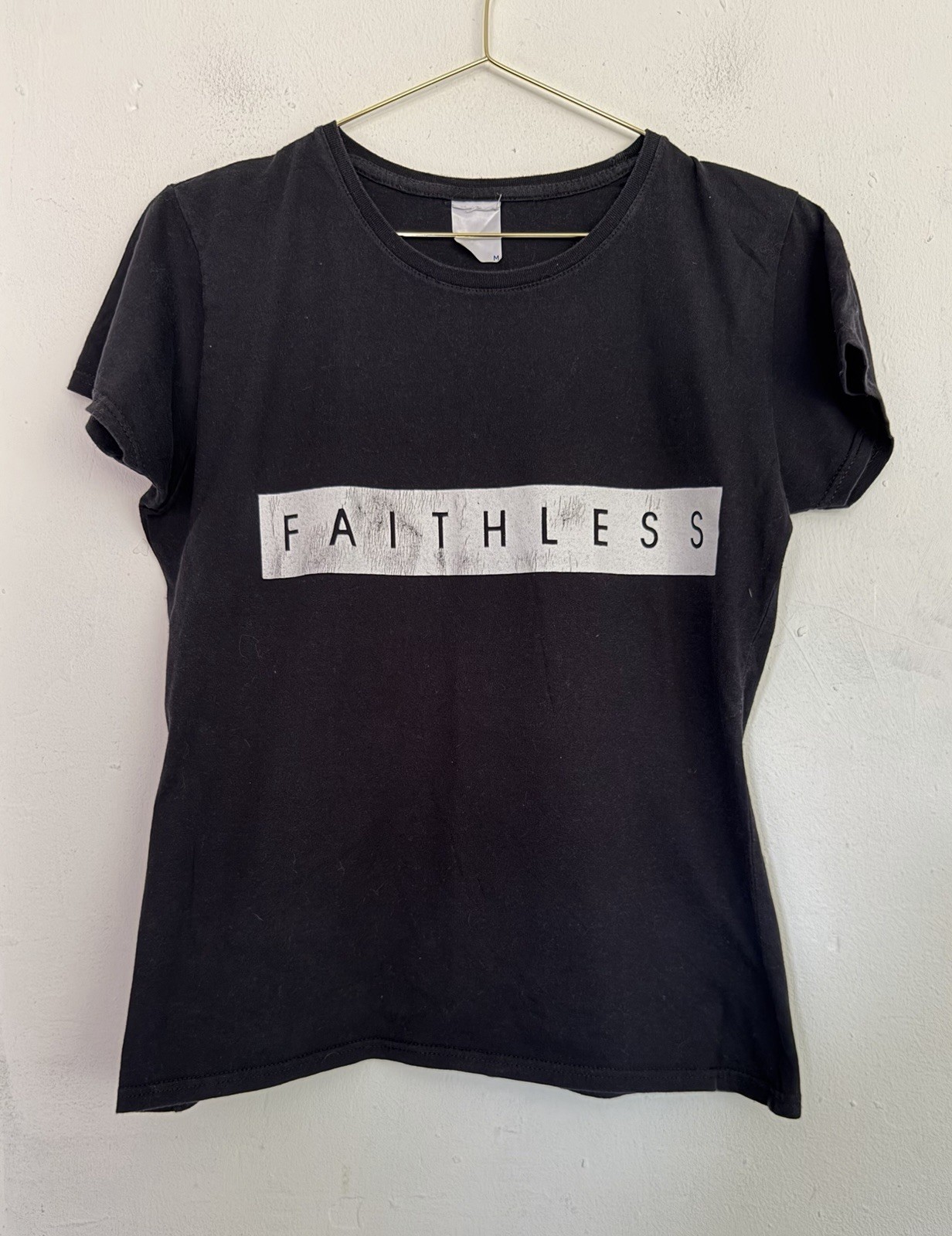 Faithless band shirt vintage 2015 top women’s medium tour fan merch EDM House