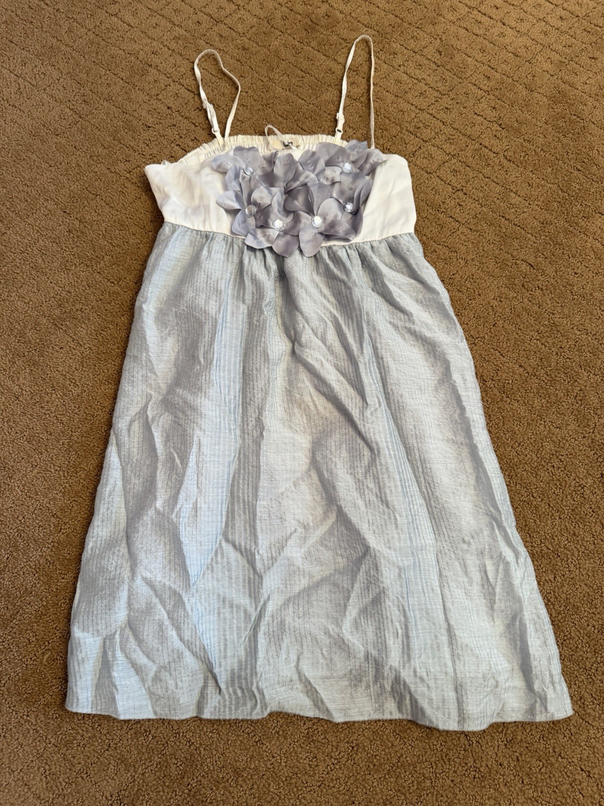 Ya Gray Babydoll dress Women’s Size S Y2K 2000s Fairy Grunge