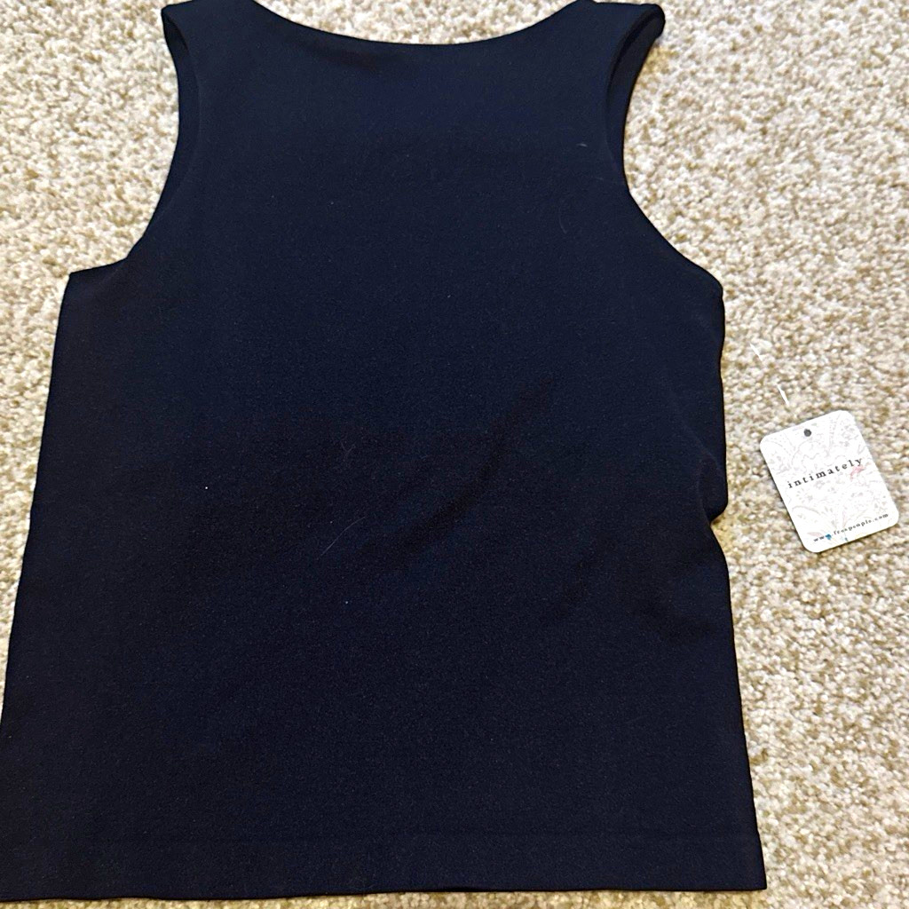 COS Black Scoop Neck Tank Top Wide Strap Sleeveless Pullover Women’s XS/S
