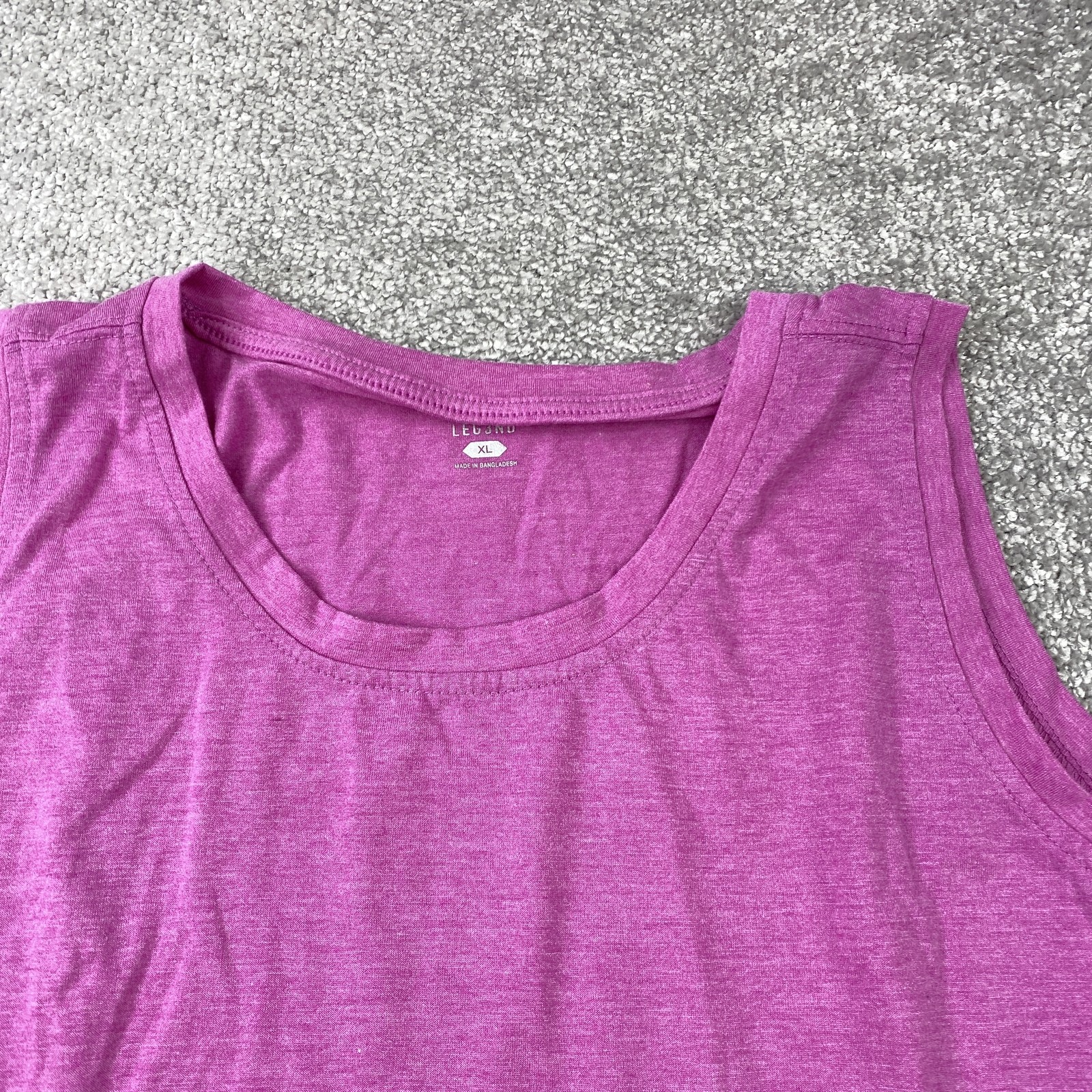 Leg3nd Tank Top Women’s XL Purple Sleeveless Soft Yoga Activewear