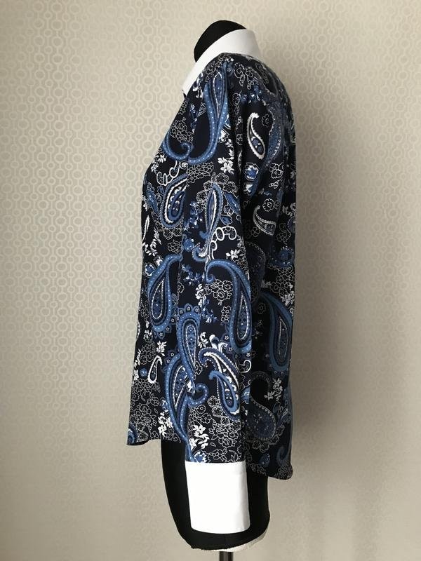 Women Etro Shirt Navy Cotton 36 #3W1W