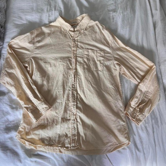 Hawker Rye Butter Yellow Button Down Shirt – Size XL