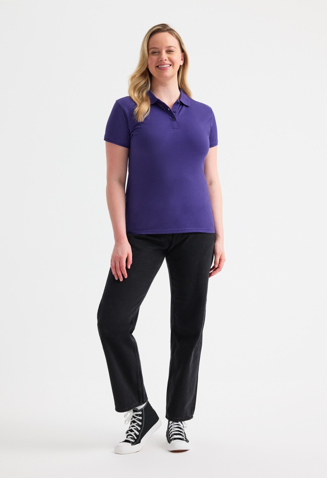 Uneek Women’s Work Ultra Cotton Polo Shirt Knitted Collar & Cuffs Size XS to 3XL