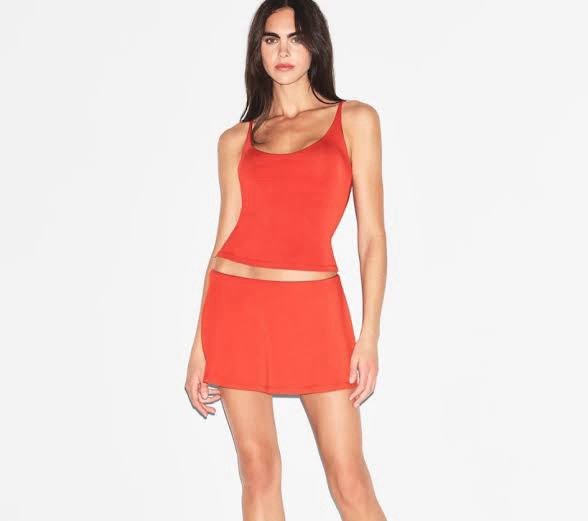NWT SKIMS Smooth Layers Scoop Neck Cami in Terra sz S