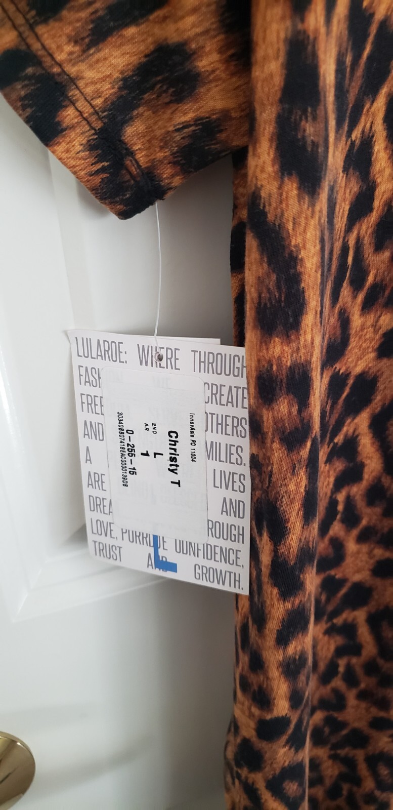 LuLaRoe Christy T Large Leopard Cheetah Animal Print NWT HTF RARE Unicorn