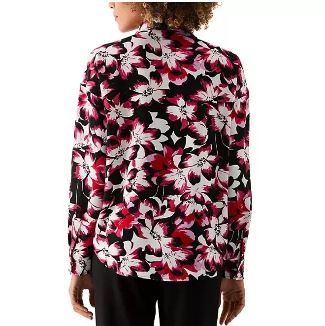 Rafaella Ladies Woven Top Size XL Fresh Bouquet