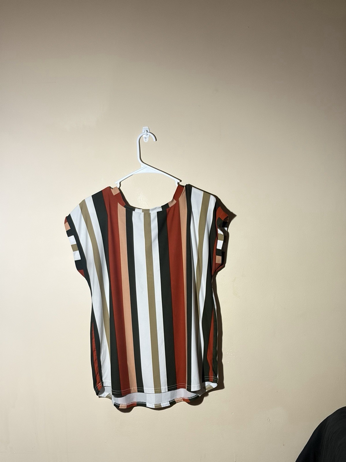 Bae City XL Multicolor Vertical Striped Cap Sleeve Tops Summer Bundle