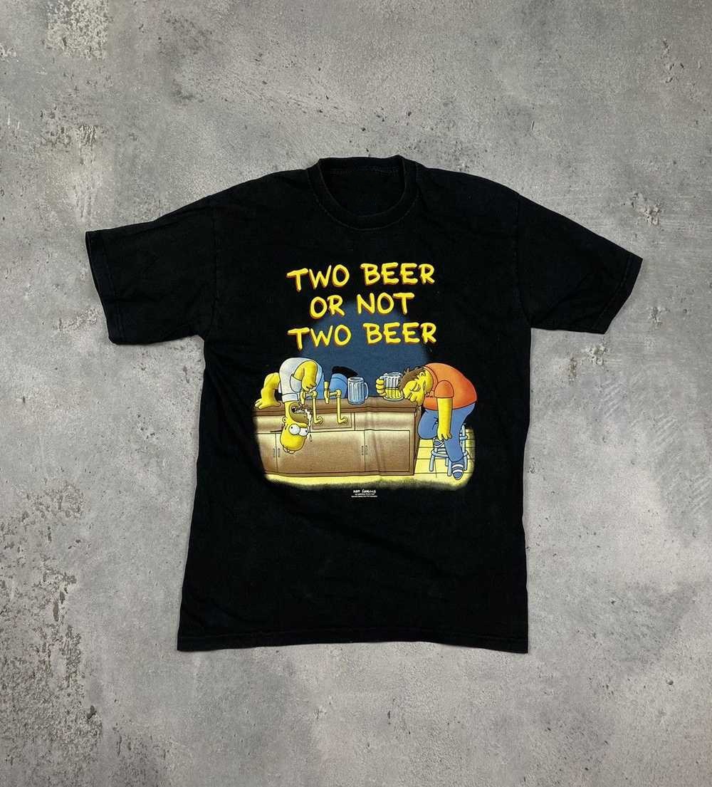 Vintage The Simpsons Two Beer or not two beer 1998 Unisex S-5XL Shirt TZ308