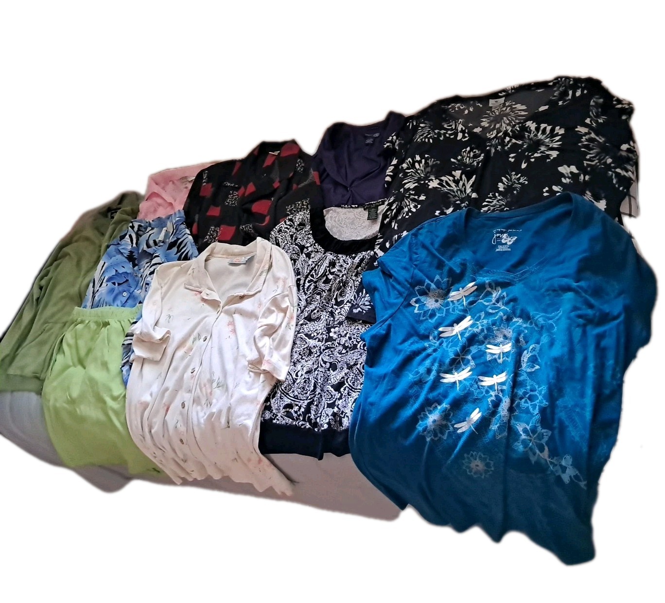 Plus Size 3x Womens Mixed Clothing Lot Of 10 Items Fast Shipping #1