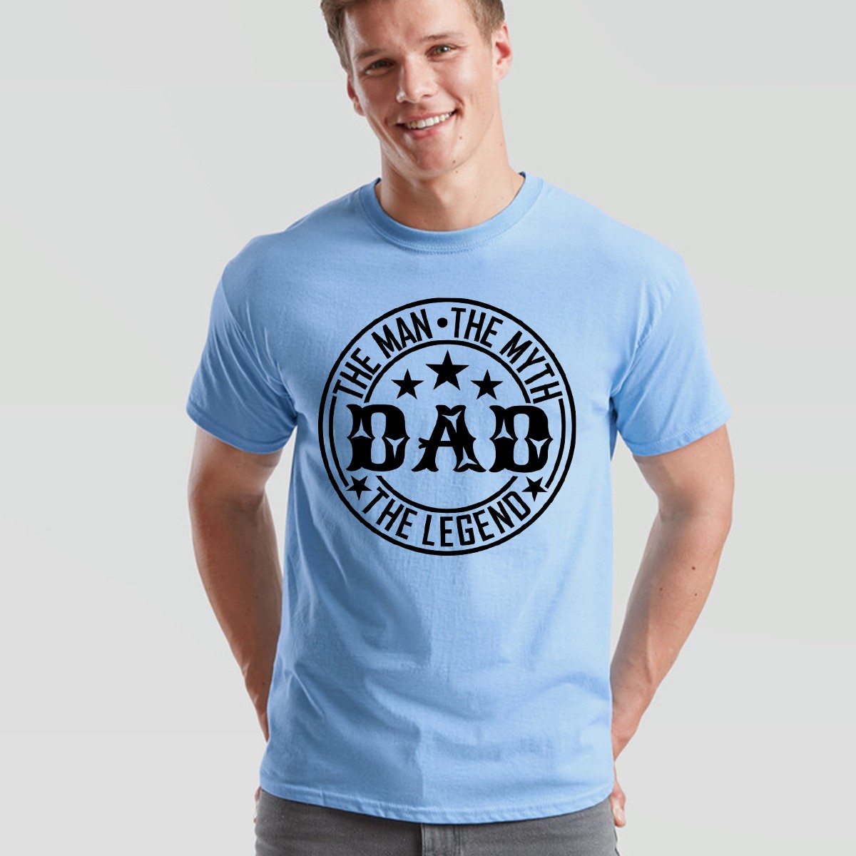 Dad The Man The Myth The Legend Mens T Shirt Novelty Gift Father’s Day Tee