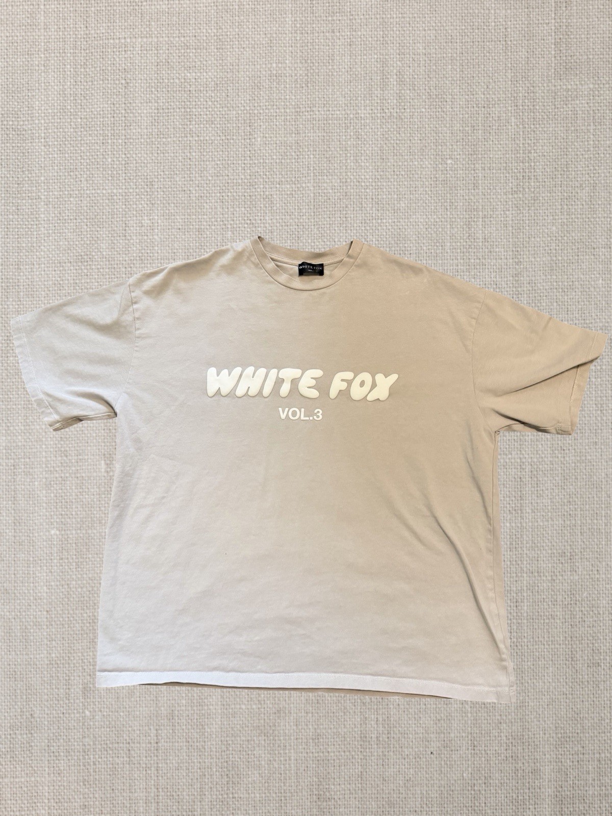 Vintage White Fox Boutique Vol.3 T-shirt with white text Size M/L y2k Preppy