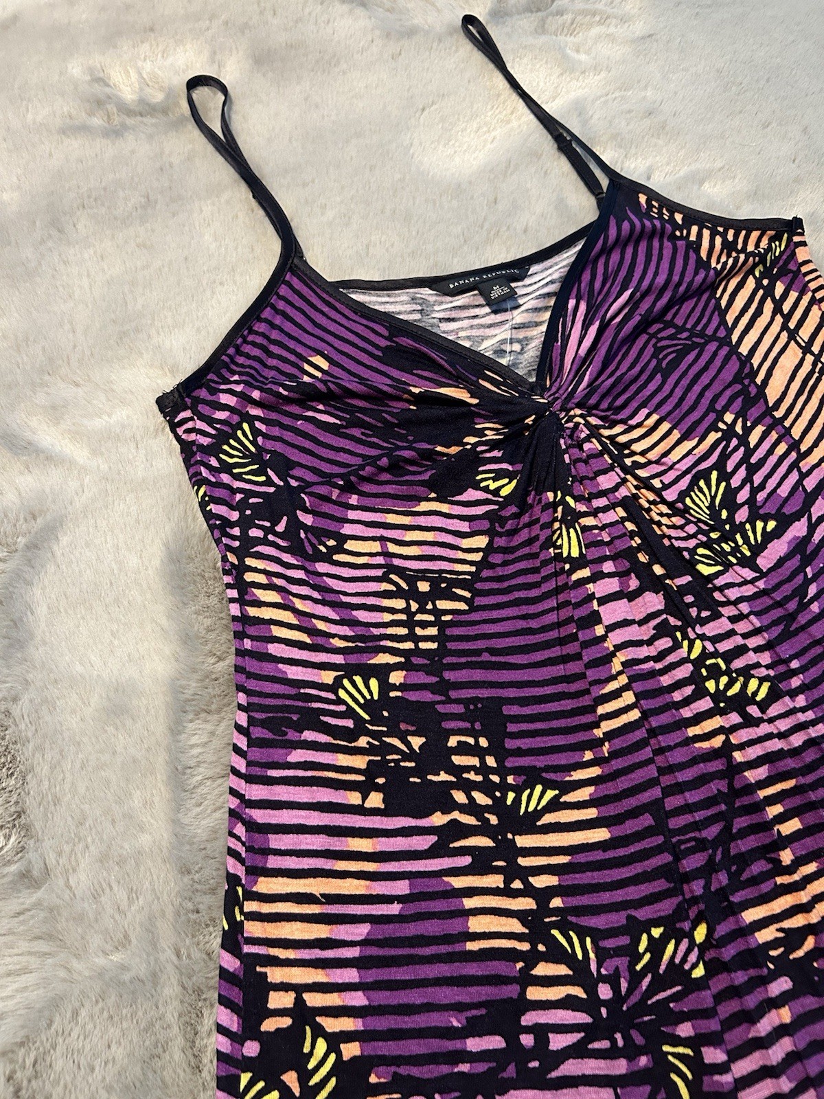 BANANA REPUBLIC Women’s Colorful Artsy Cami Tank Top Lounge Sleep NEW Medium