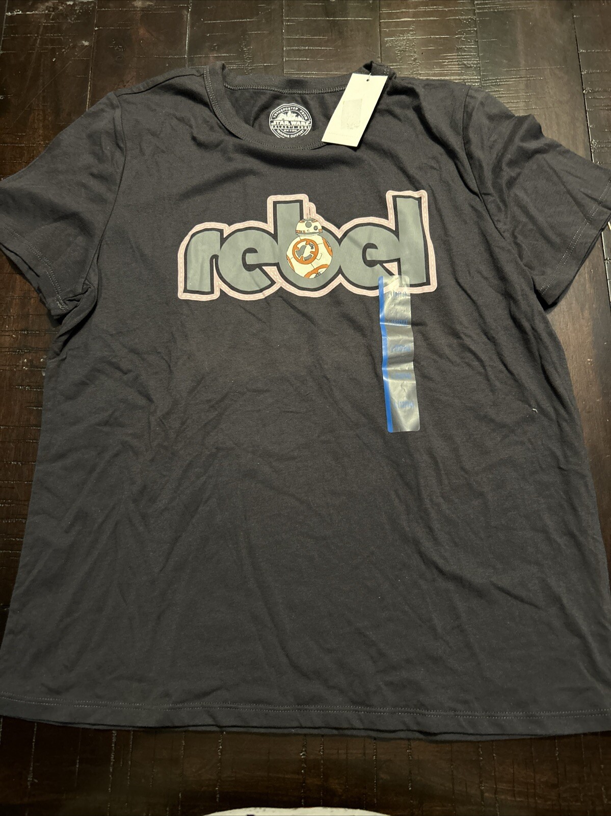Women’s Star Wars Galaxy’s Edge Rebel Short Sleeve Graphic T-Shirt Black Medium