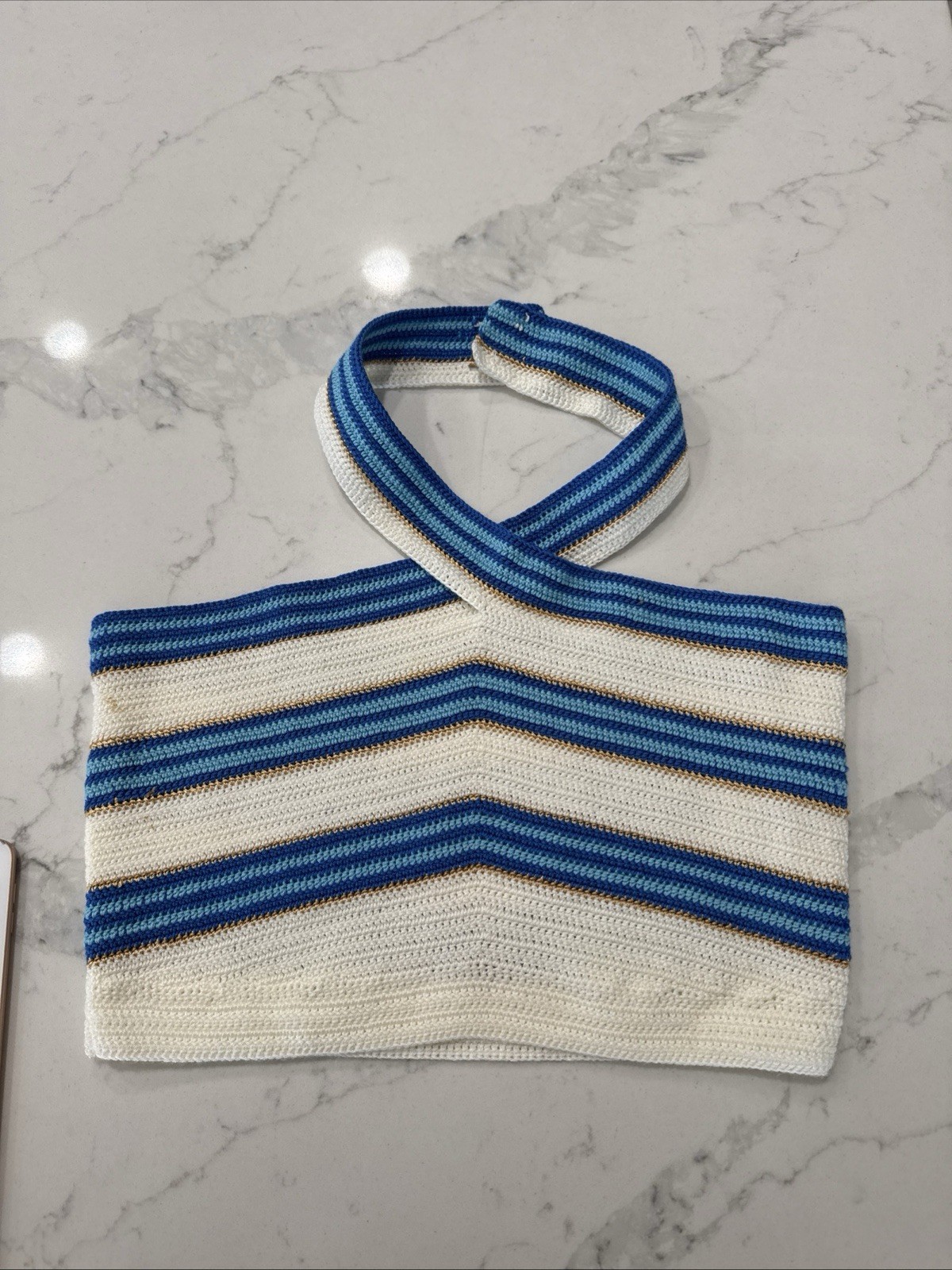 My Beachy Side Emily In Paris Loulou Halter Top Size M