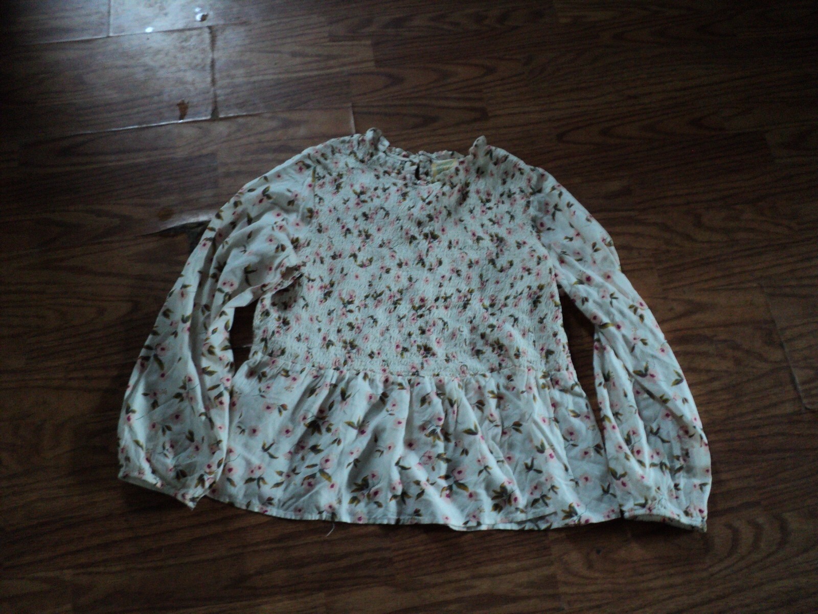 There Abouts Women’s Polar Bear Floral Blouse, Size 2XL, New with tag